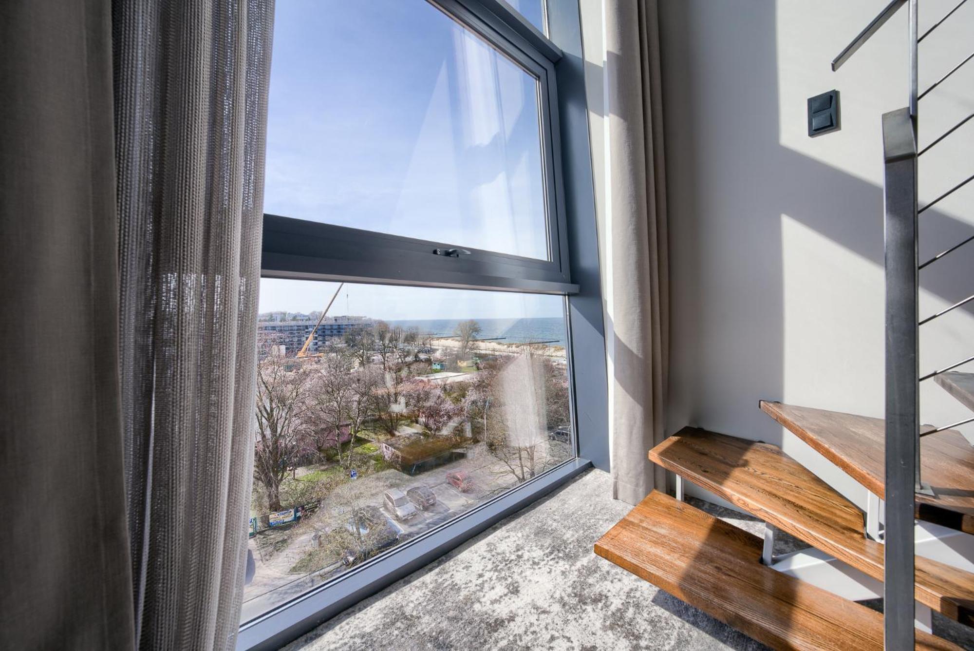 Apartamentyprzymorzu Marine***** Apartament Dwupoziomowy Z Widokiem Na Morze Колобжег Екстер'єр фото